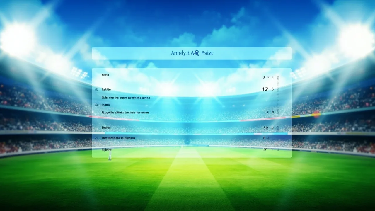 Bright daytime IPL cricket stadium with fantasy decision dashboard overlay — Cricgram India live match strategy