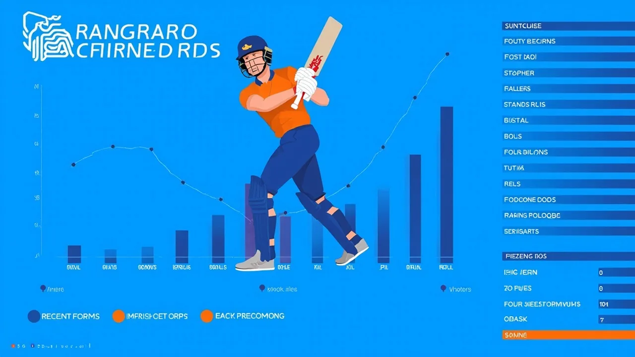 Virat Kohli recent form graph across last five IPL 2026 innings — Cricgram India